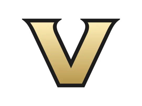 Vanderbilt Commodores gold, black and white color codes