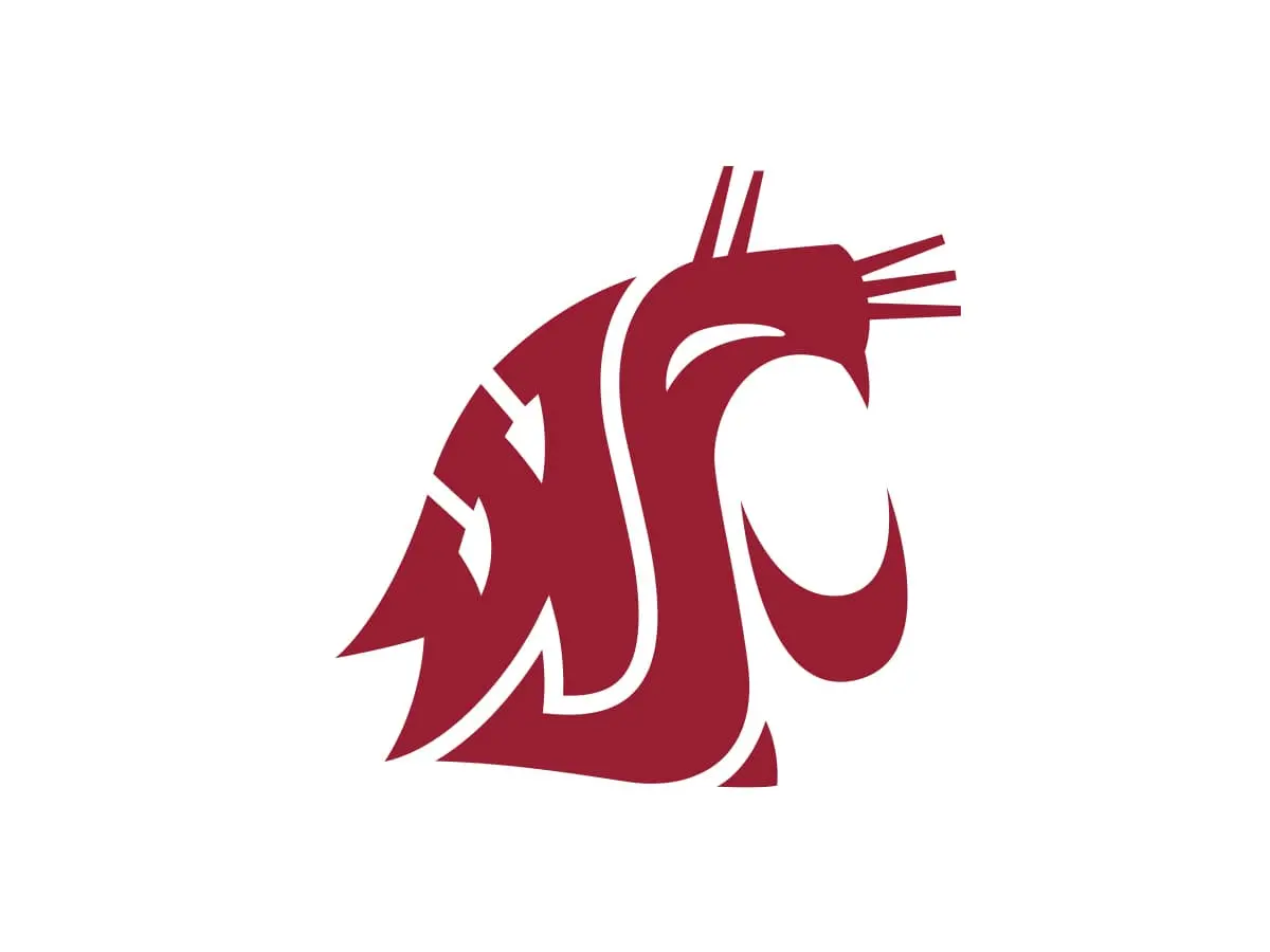 Washington State Cougars crimson, gray and white color codes